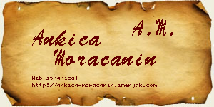 Ankica Moračanin vizit kartica